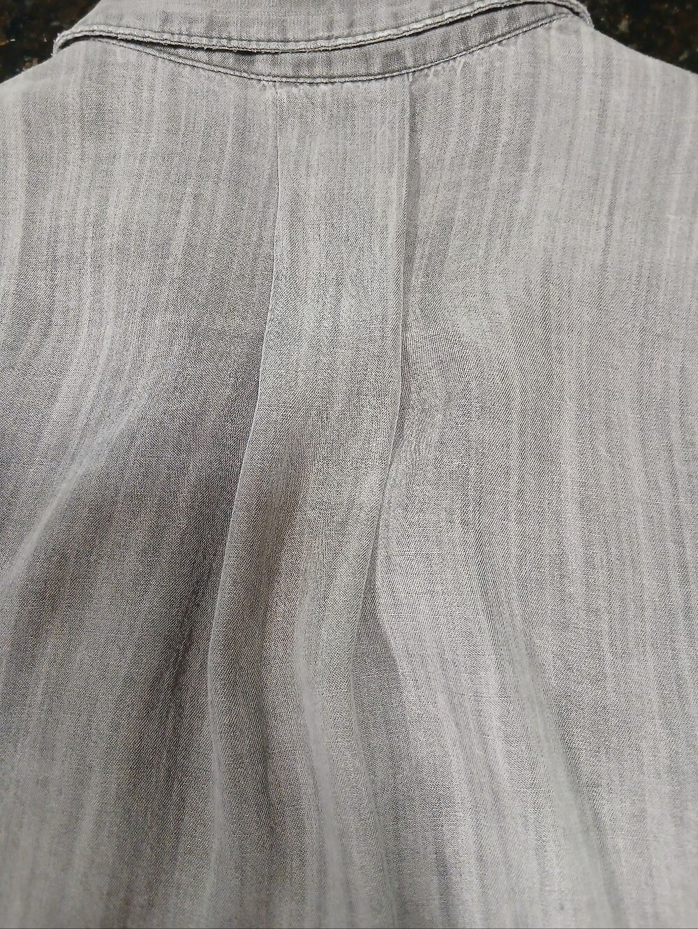 Velvet Heart Grey Tencel Shirt Size Large - Picture 5 of 7